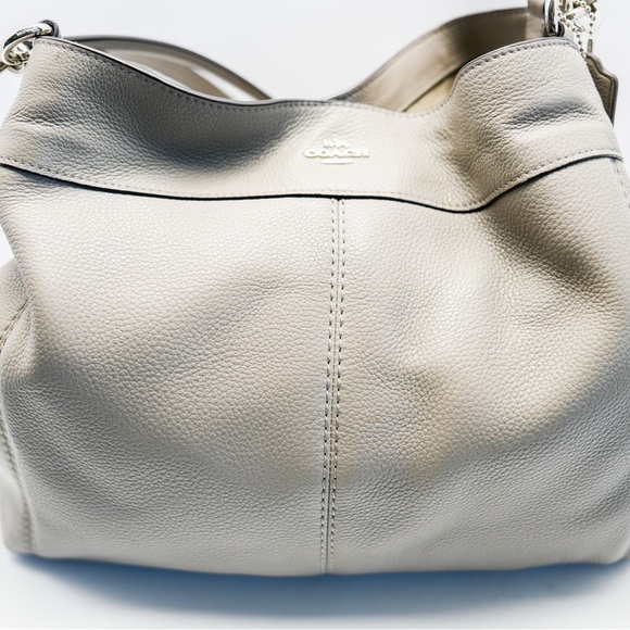 COACH Lexy Full Grain Pebble Leather Shoulder Bag, VERY CLEAN - Picture 10 of 17